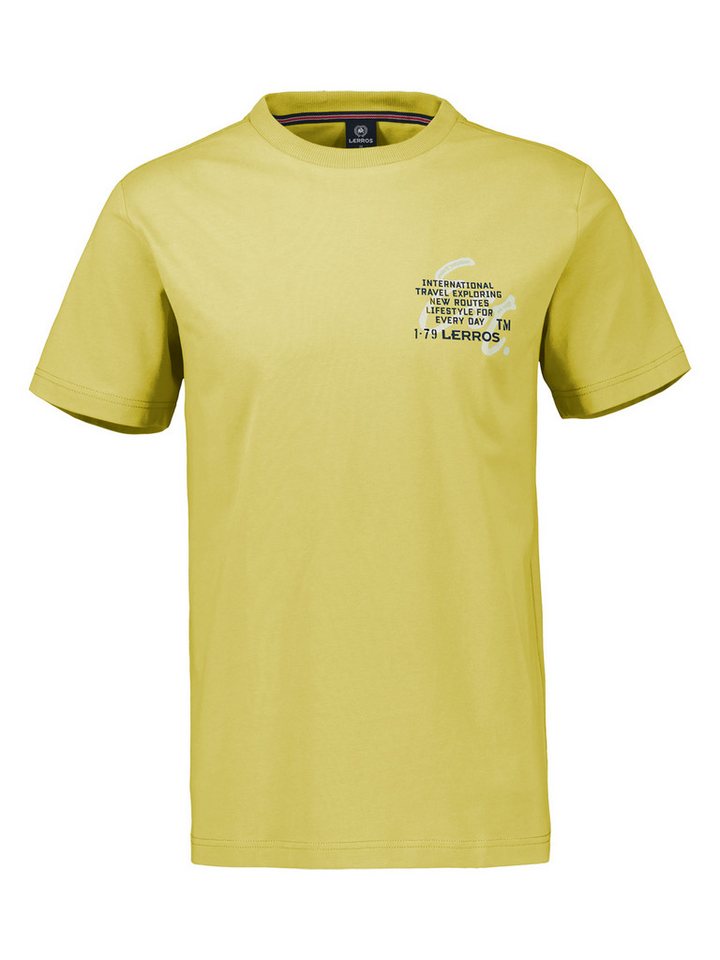 LERROS T-Shirt LERROS T-Shirt mit Brustprint in Großen Größen von LERROS