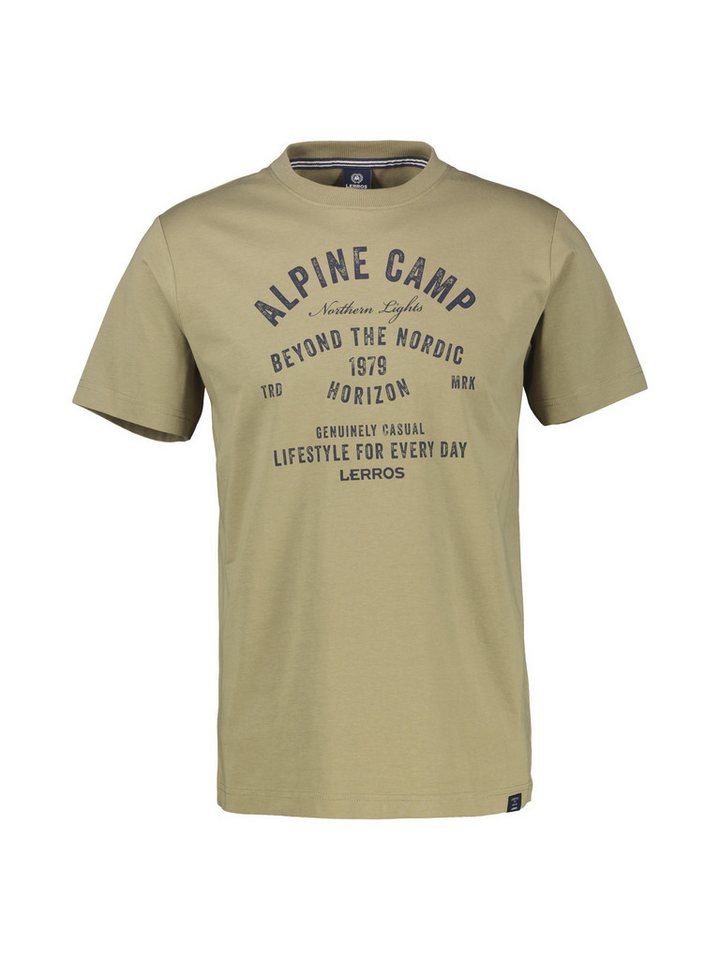 LERROS T-Shirt LERROS T-Shirt mit Outdoorprint in Großen Größen von LERROS
