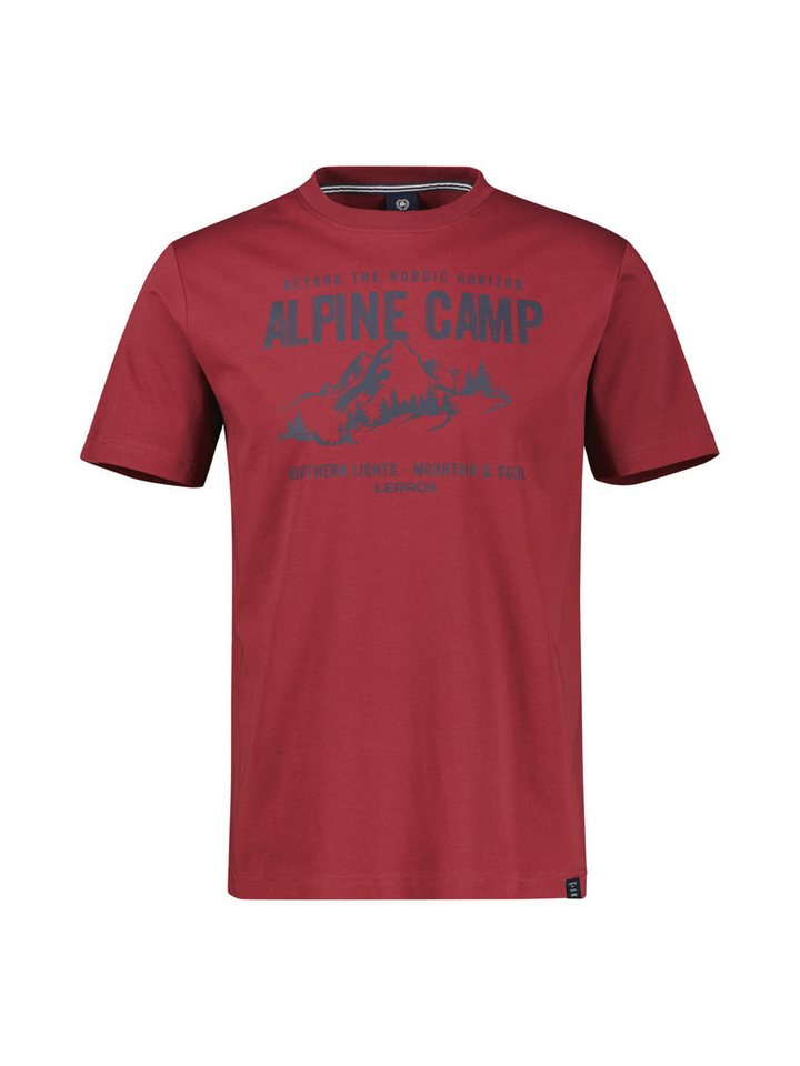 LERROS T-Shirt LERROS T-Shirt mit Outdoorprint in Großen Größen von LERROS