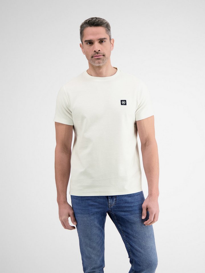 LERROS T-Shirt LERROS Unifarbenes Herren T-Shirt in Cool & Dry Qualität von LERROS