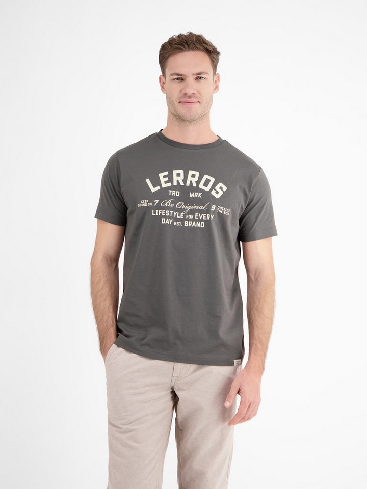 LERROS T-Shirt mit Logo Print von LERROS