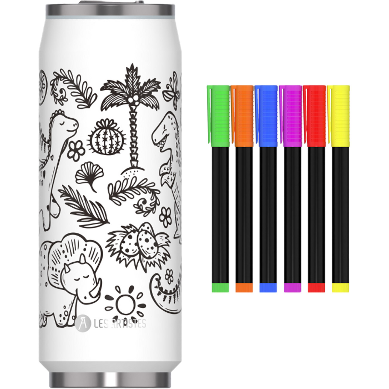 LES ARTISTES Isolierflasche Set de Canette Isotherme von LES ARTISTES