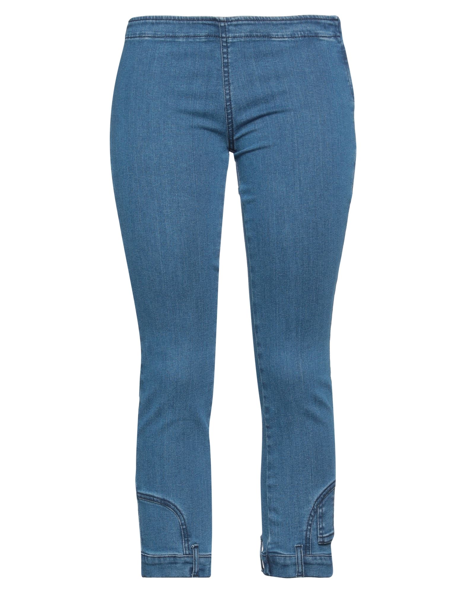 LES BOURDELLES DES GARÇONS Cropped Jeans Damen Blau von LES BOURDELLES DES GARÇONS