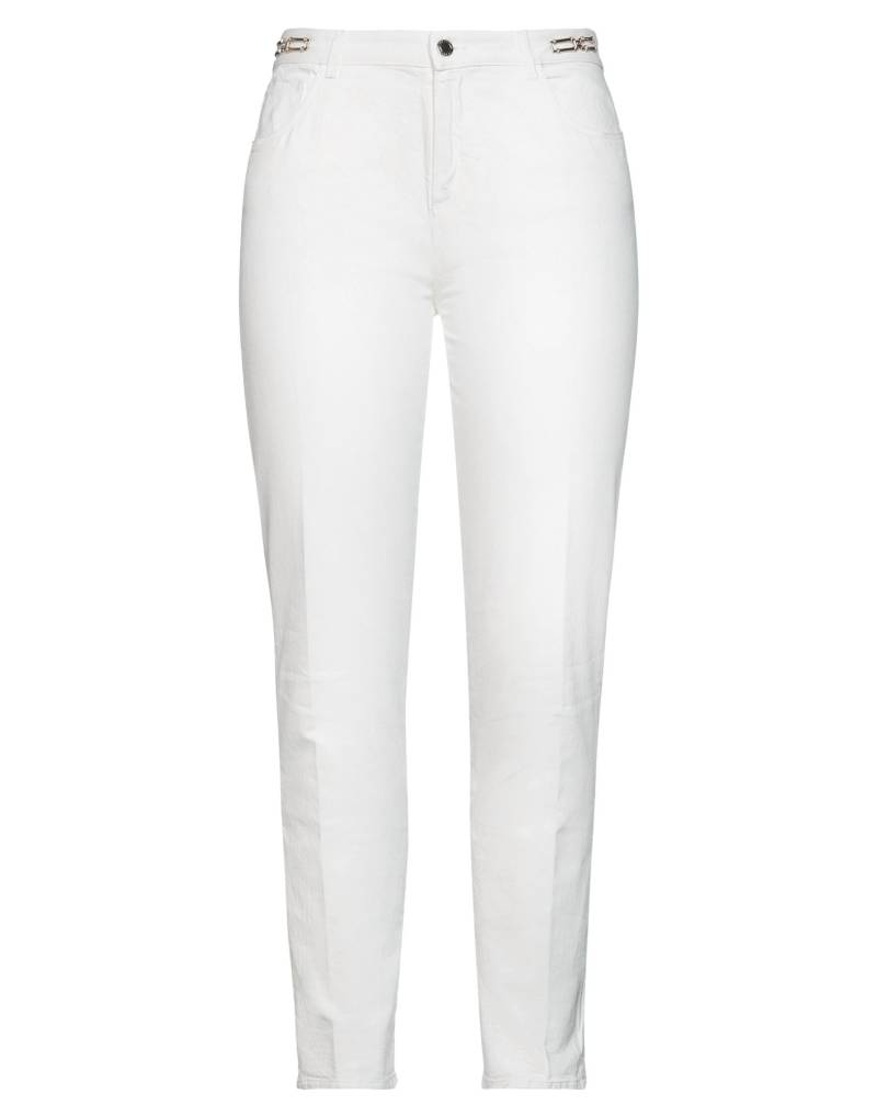 LES COPAINS Jeanshose Damen Weiß von LES COPAINS