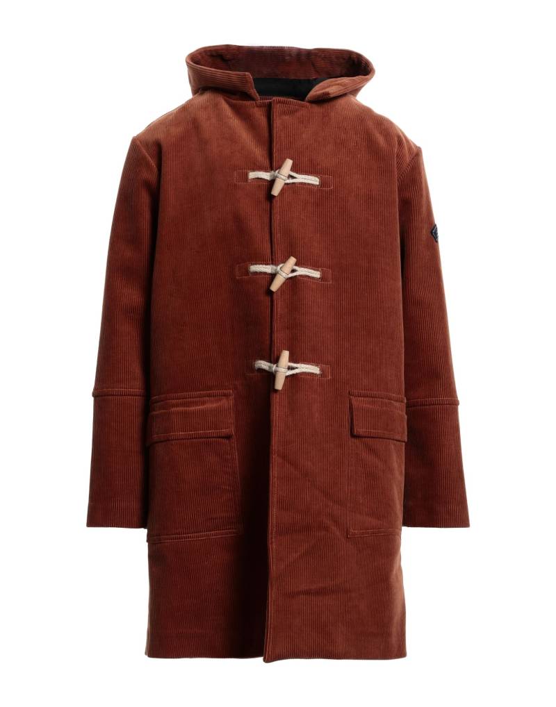 LES COPAINS Mantel Herren Rostrot von LES COPAINS
