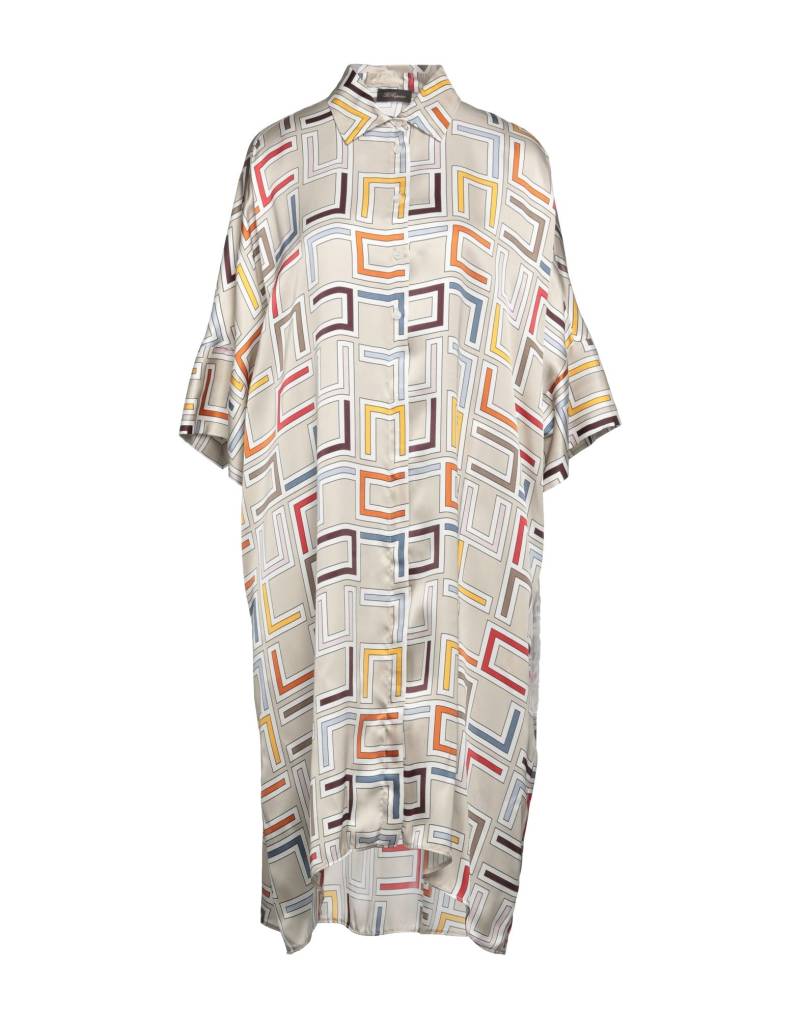 LES COPAINS Midi-kleid Damen Hellgrau von LES COPAINS