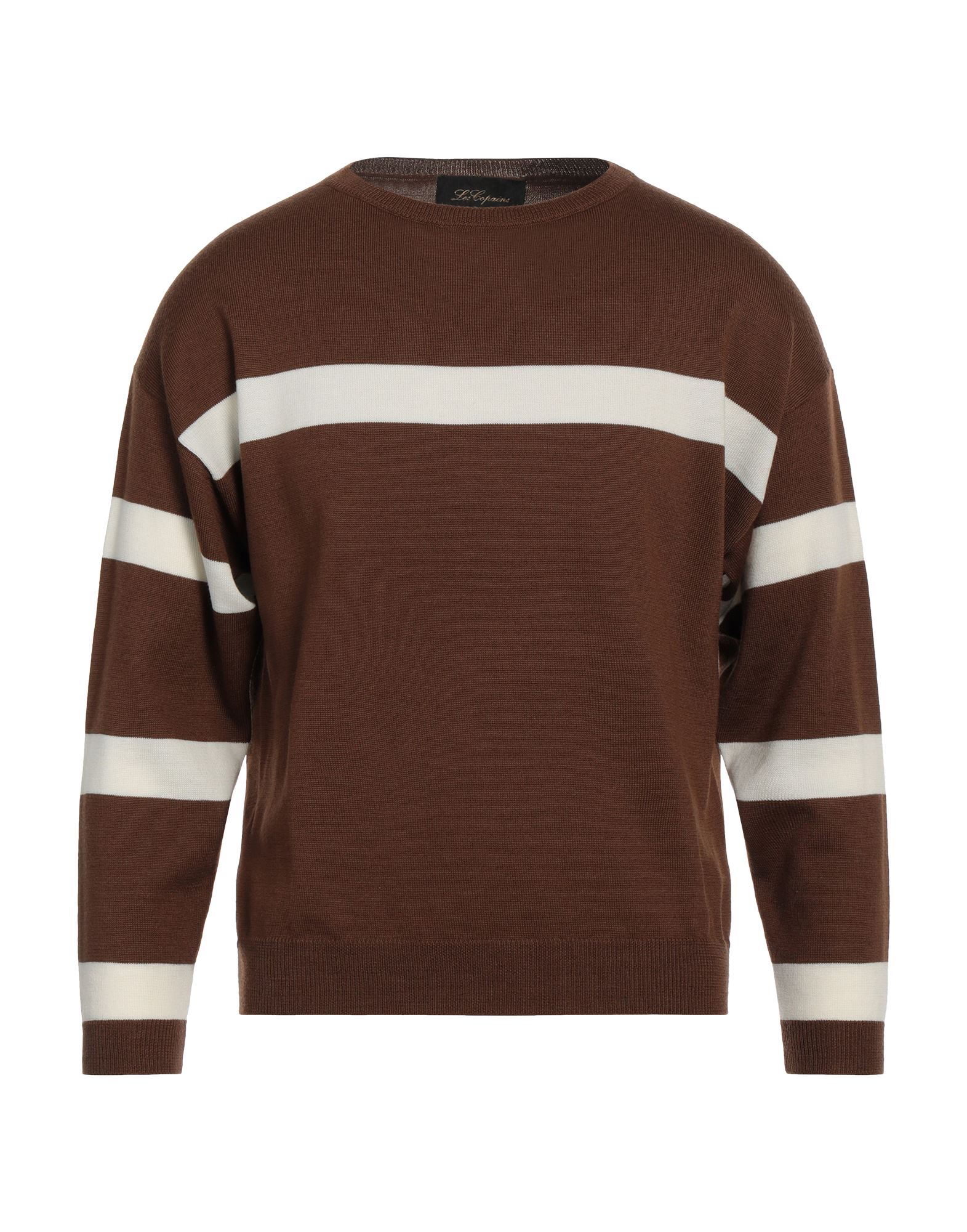 LES COPAINS Pullover Herren Braun von LES COPAINS