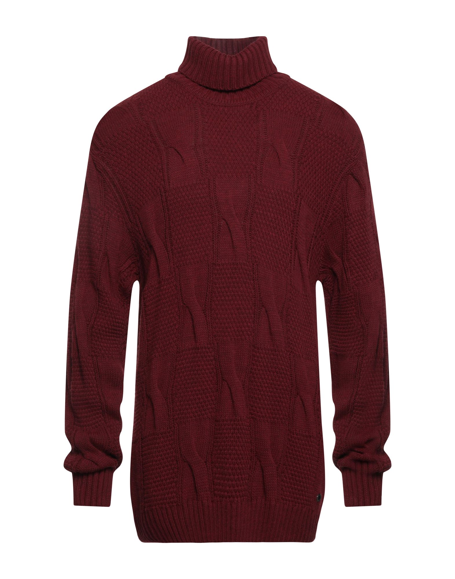 LES COPAINS Rollkragenpullover Herren Bordeaux von LES COPAINS