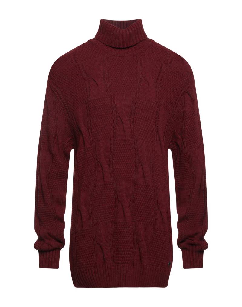 LES COPAINS Rollkragenpullover Herren Bordeaux von LES COPAINS