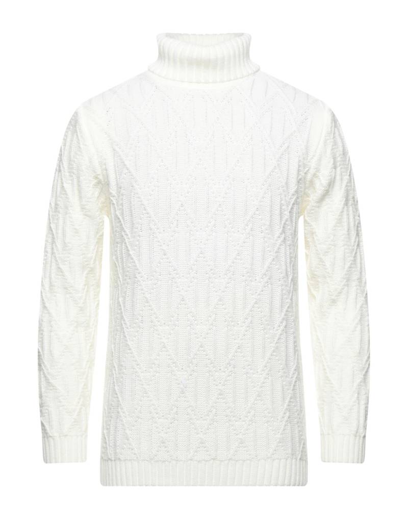 LES COPAINS Rollkragenpullover Herren Weiß von LES COPAINS