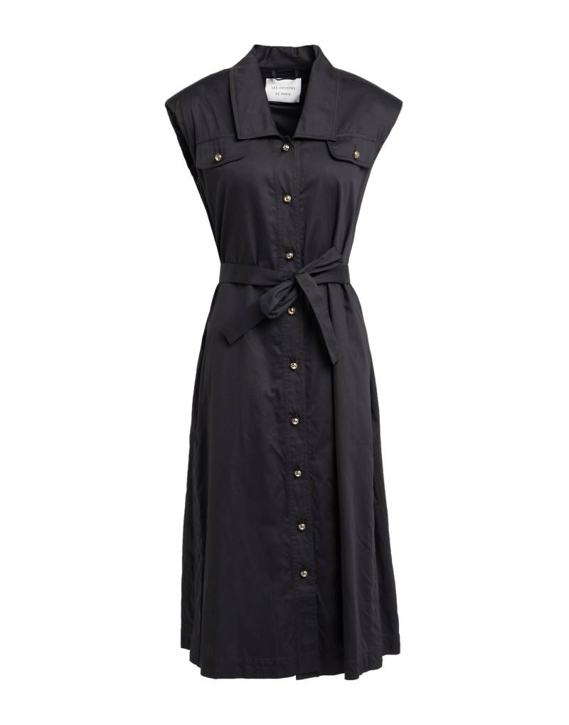 LES COYOTES DE PARIS Midi-kleid Damen Schwarz von LES COYOTES DE PARIS