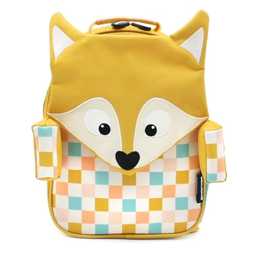 LES DÉGLINGOS Unisex Kinder Cyranos le Renard Rucksack, senf von LES DÉGLINGOS