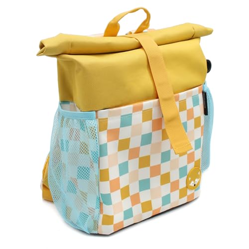LES DÉGLINGOS Unisex Kinder Sac À DOS Rolltop Cyranos le Renard Rucksack, senf von LES DÉGLINGOS