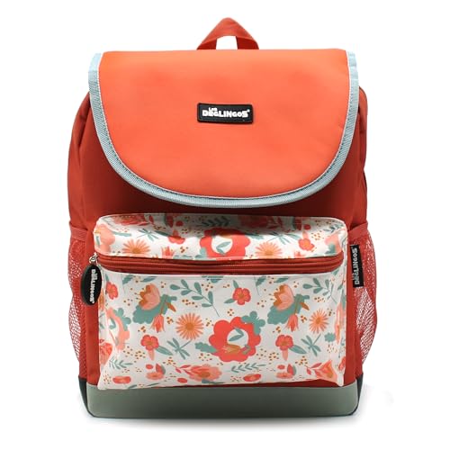 LES DÉGLINGOS Unisex Kinder Sac Rolltop Biche Rucksack mit Klappe, terrakotta von LES DÉGLINGOS