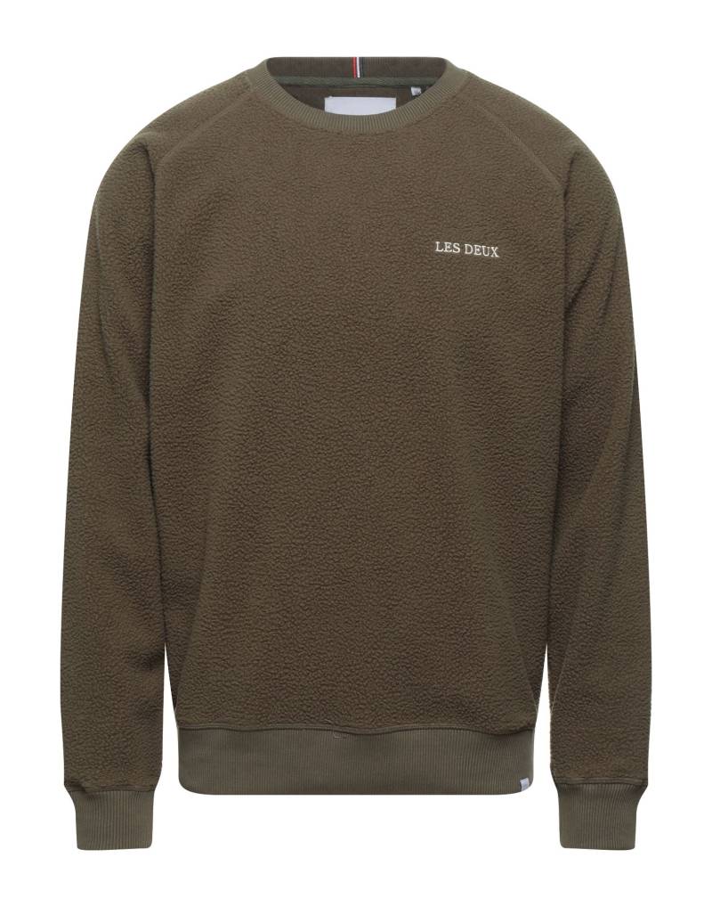 LES DEUX Sweatshirt Herren Militärgrün von LES DEUX