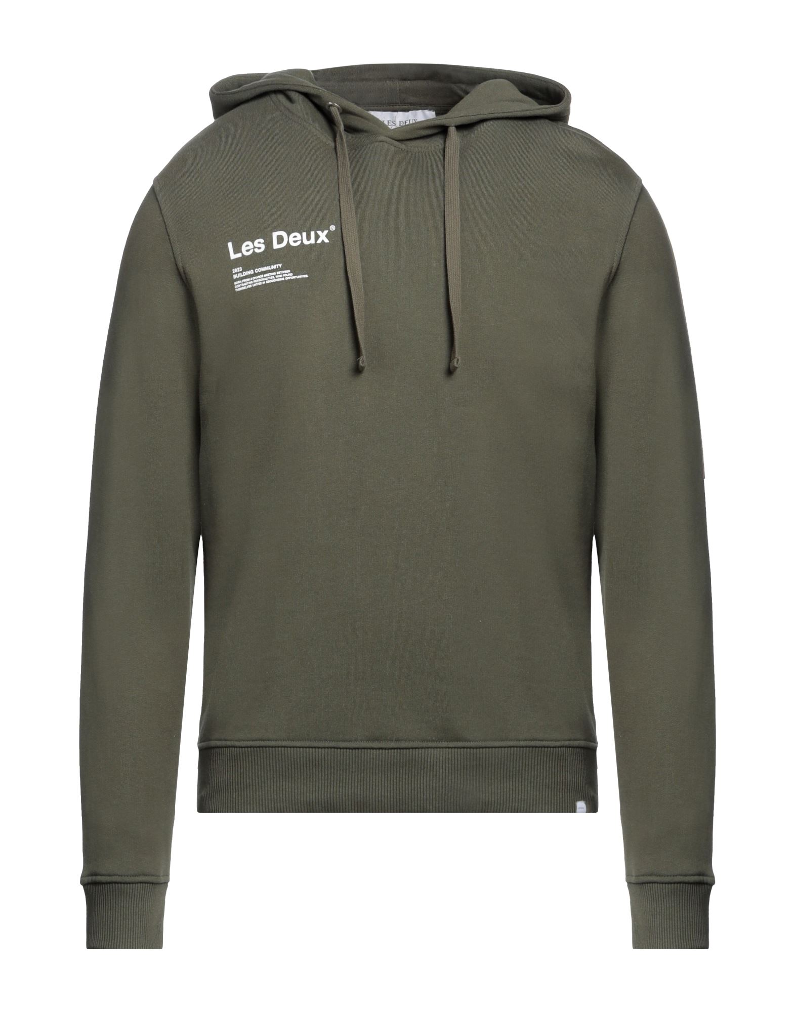 LES DEUX Sweatshirt Herren Militärgrün von LES DEUX