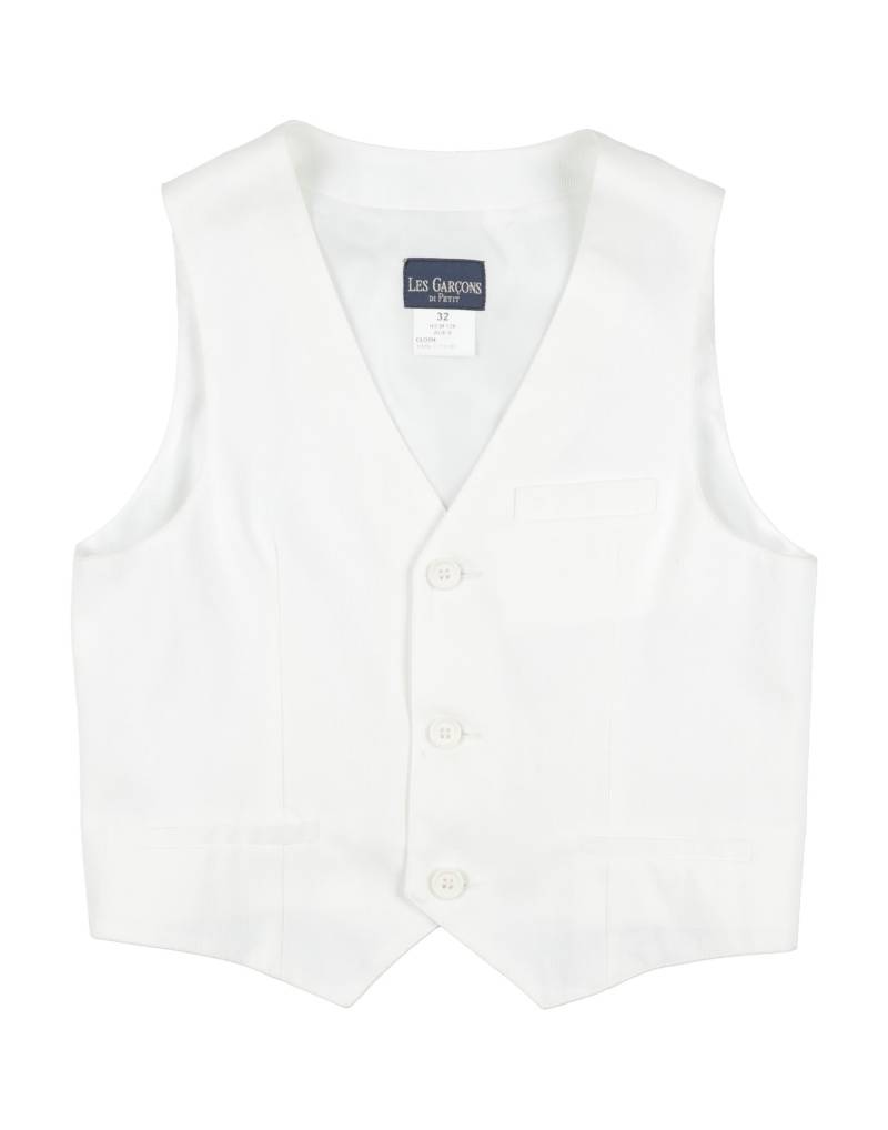 LES GARҪONS DI PETIT Couture-weste Kinder Weiß von LES GARҪONS DI PETIT