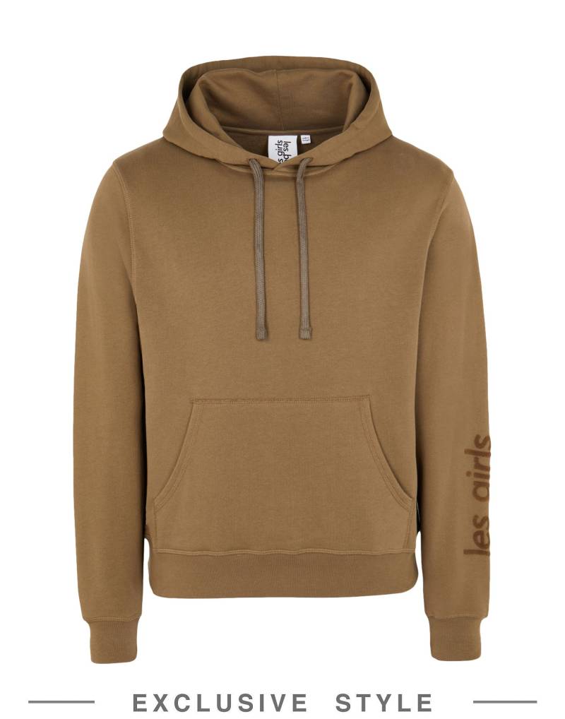 LES GIRLS LES BOYS x YOOX Sweatshirt Herren Militärgrün von LES GIRLS LES BOYS x YOOX