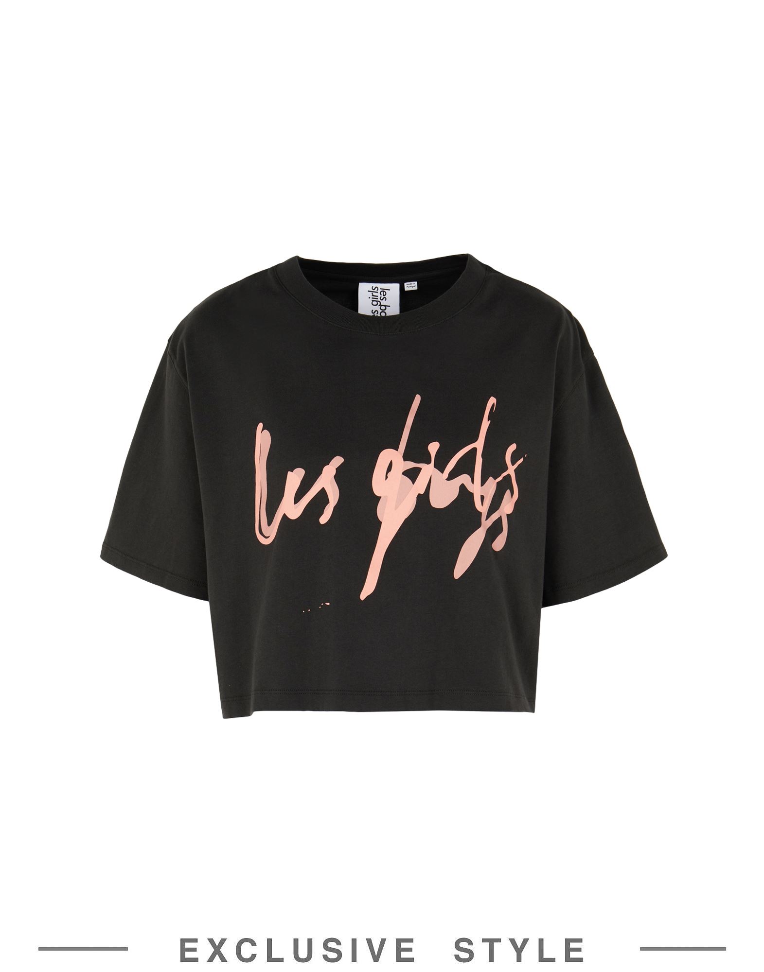 LES GIRLS LES BOYS x YOOX T-shirts Damen Granitgrau von LES GIRLS LES BOYS x YOOX