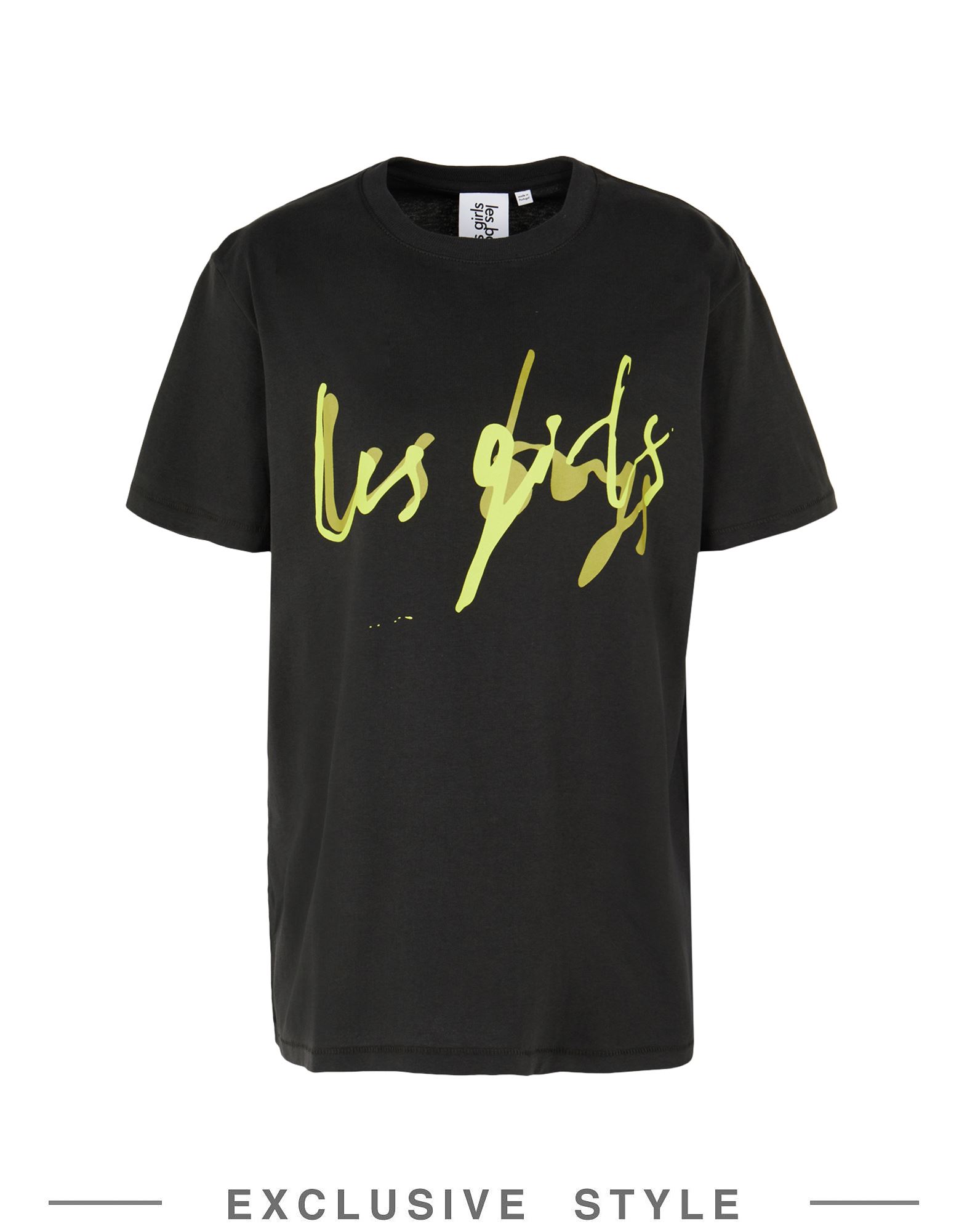 LES GIRLS LES BOYS x YOOX T-shirts Damen Granitgrau von LES GIRLS LES BOYS x YOOX