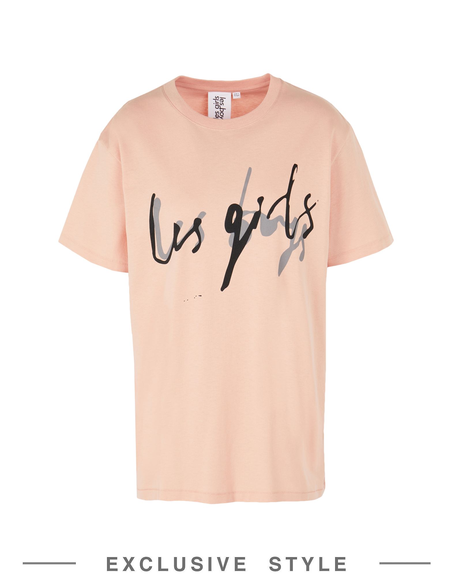 LES GIRLS LES BOYS x YOOX T-shirts Damen Rosa von LES GIRLS LES BOYS x YOOX