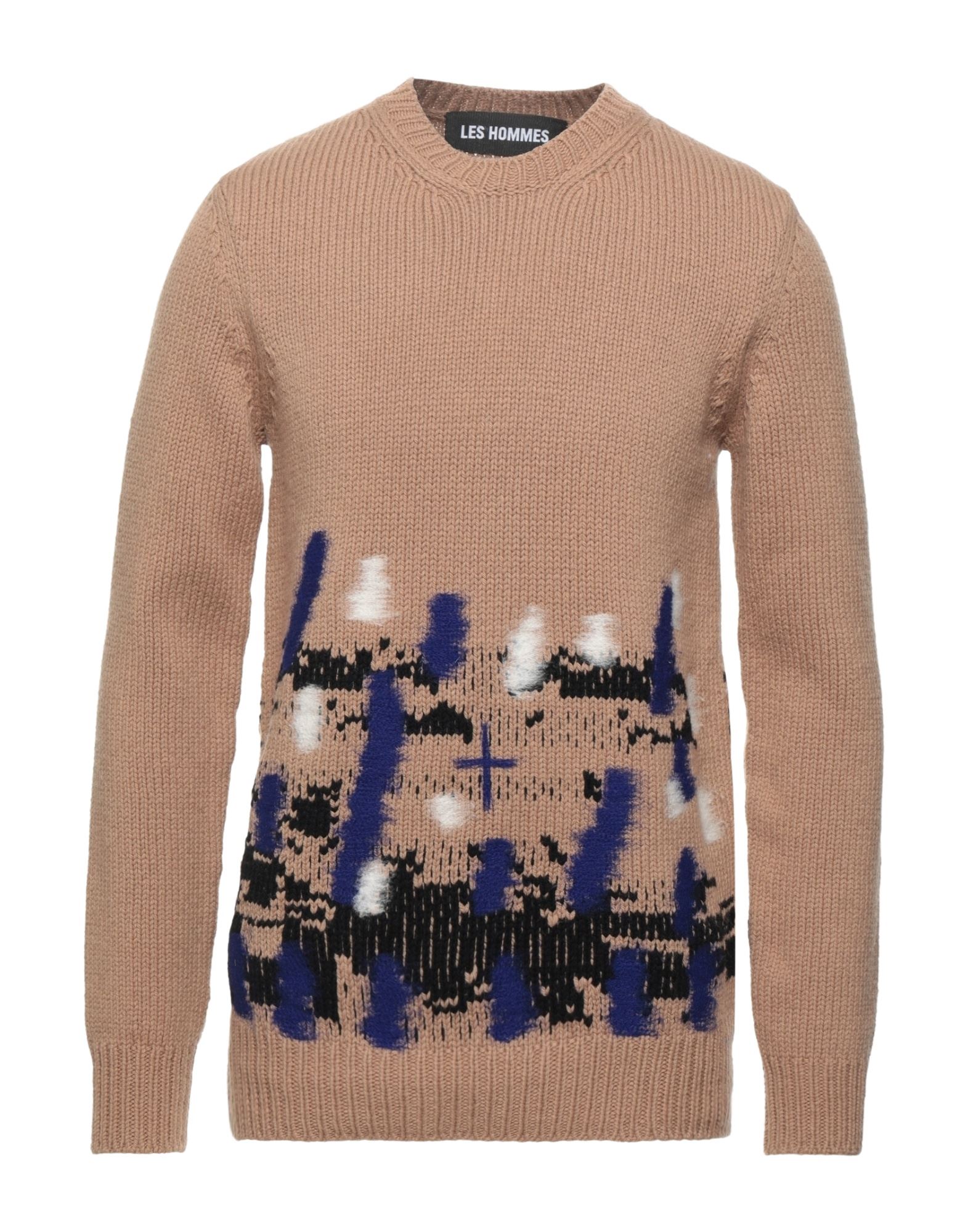 LES HOMMES Pullover Herren Kamel von LES HOMMES