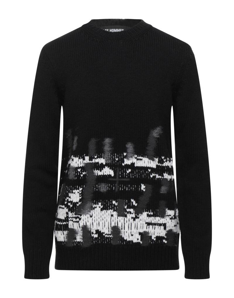 LES HOMMES Pullover Herren Schwarz von LES HOMMES