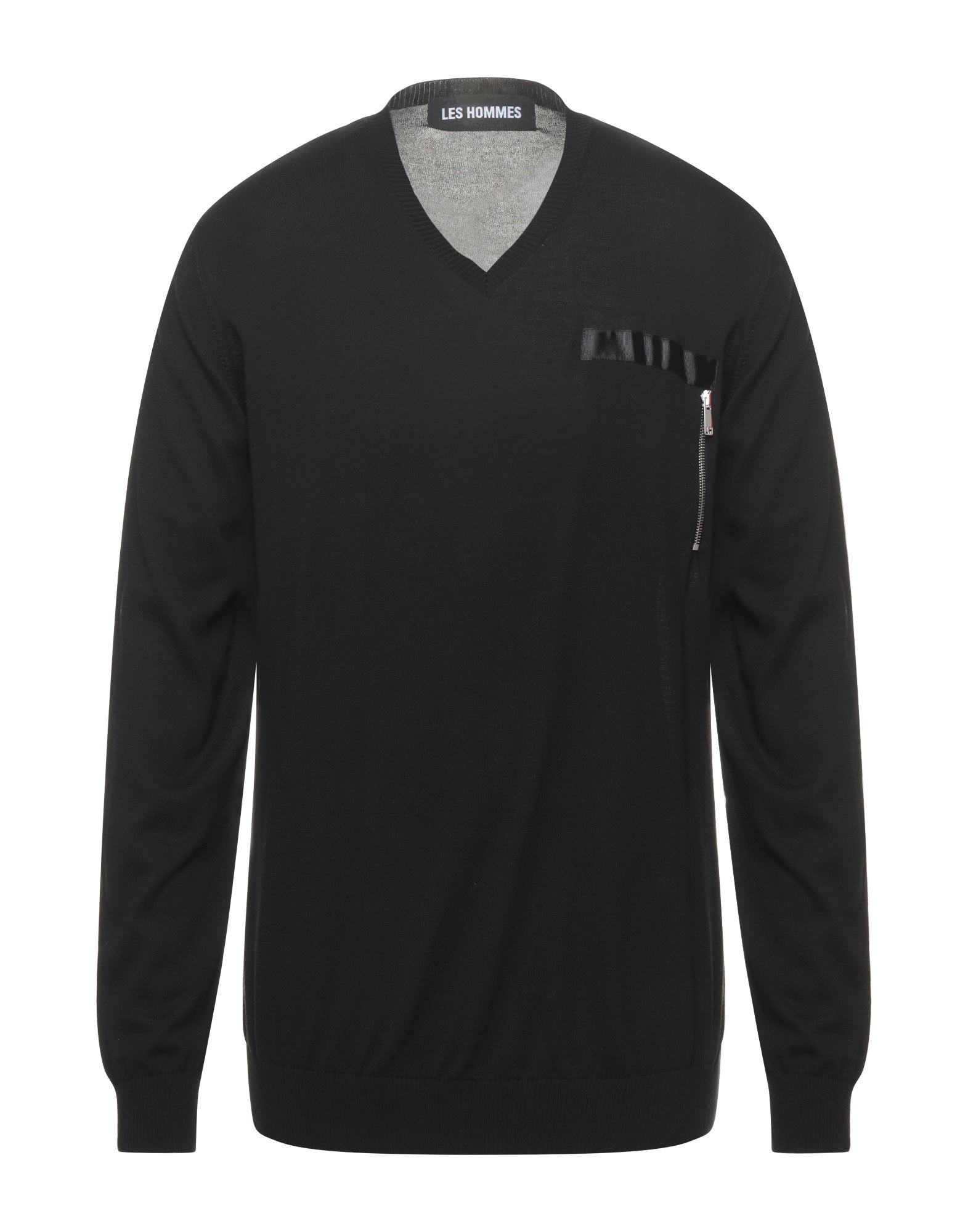 LES HOMMES Pullover Herren Schwarz von LES HOMMES