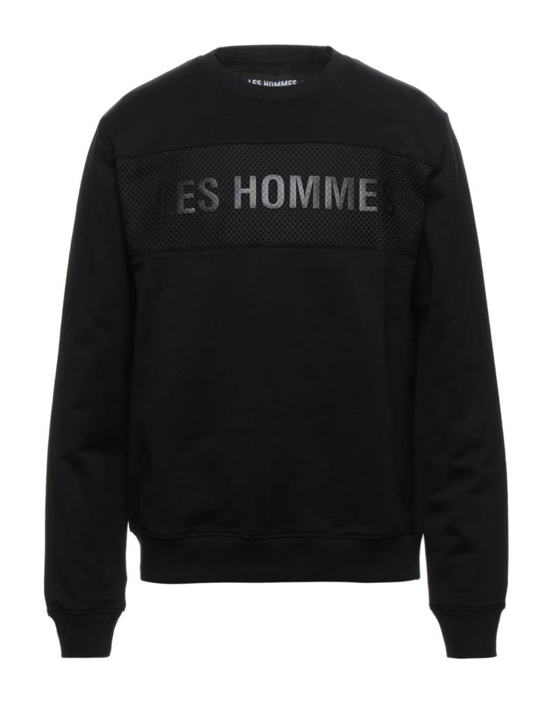 LES HOMMES Sweatshirt Herren Schwarz von LES HOMMES