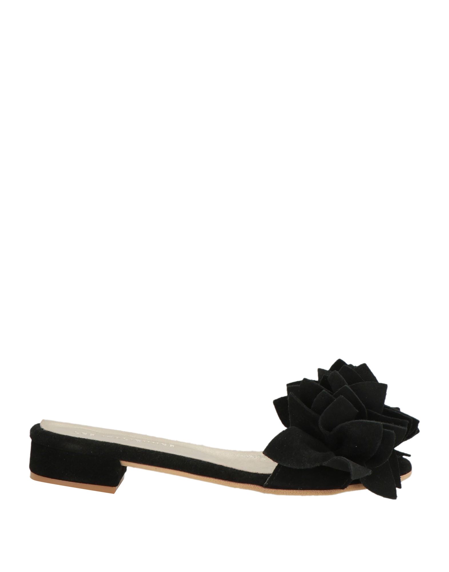 LES ITALIENNES Sandale Damen Schwarz von LES ITALIENNES