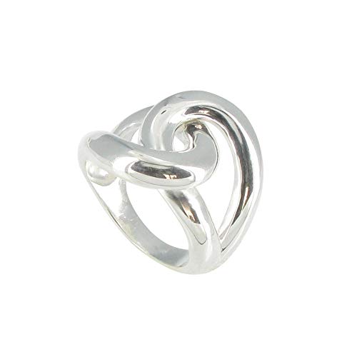 LES POULETTES BIJOUX - 925 Silber Ring Interlaced - grobe 54 (17.2) von LES POULETTES BIJOUX