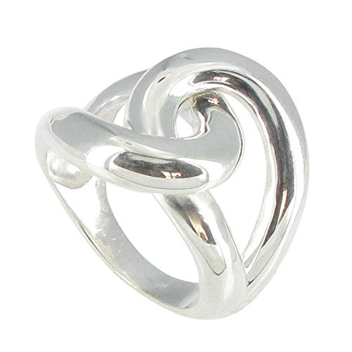 LES POULETTES BIJOUX - 925 Silber Ring Interlaced - Taille 56 (17.8) von LES POULETTES BIJOUX