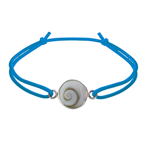 LES POULETTES BIJOUX - Armband Elastisch Link Runde Heiliger Lucia Augen Silber 925 - Turquoise LES POULETTES BIJOUX - Armband Elastisch Link Runde Heiliger Lucia Augen Silber 925 - Turquoise von LES POULETTES BIJOUX