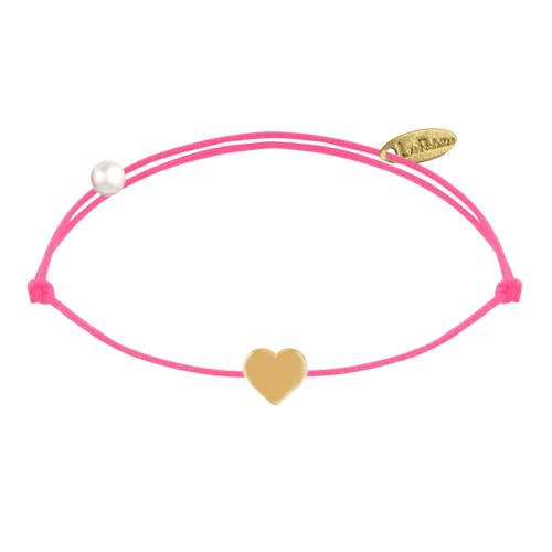 LES POULETTES BIJOUX - Armband Link Vergoldet Mini Herz - Neon Pink LES POULETTES BIJOUX - Armband Link Vergoldet Mini Herz - Neon Pink von LES POULETTES BIJOUX