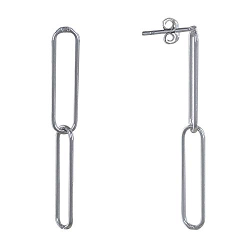 LES POULETTES BIJOUX - Rhodium 925 Silber Ohrringe Zwei Pferdegliedern LES POULETTES BIJOUX - Rhodium 925 Silber Ohrringe Zwei Pferdegliedern von LES POULETTES BIJOUX