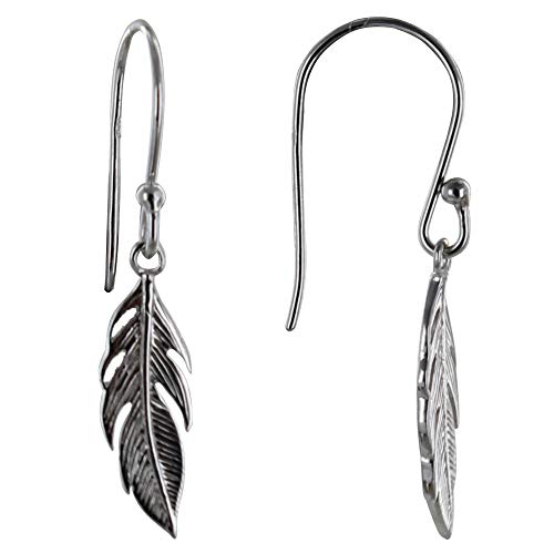 LES POULETTES BIJOUX - Silber 925 Rhodium Ohrringe Kleine Feder LES POULETTES BIJOUX - Silber 925 Rhodium Ohrringe Kleine Feder von LES POULETTES BIJOUX