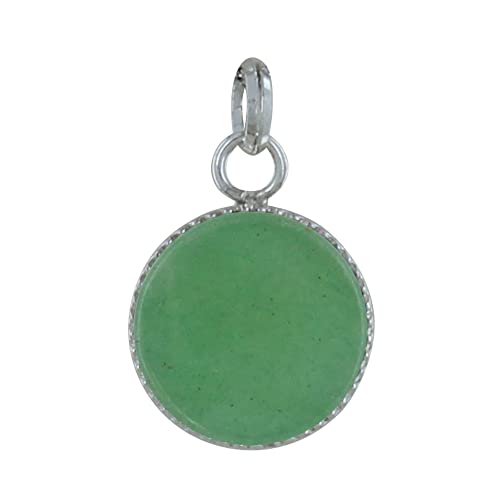 LES POULETTES BIJOUX - Sterling Silber 925 Anhänger Gezackten Kreis Aventurin LES POULETTES BIJOUX - Sterling Silber 925 Anhänger Gezackten Kreis Aventurin von LES POULETTES BIJOUX