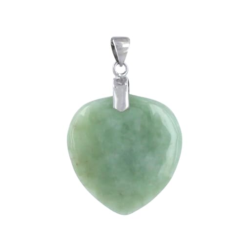 LES POULETTES BIJOUX - Sterling Silber 925 Anhänger Jade Herz von LES POULETTES BIJOUX