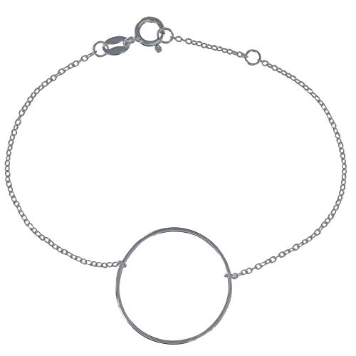 LES POULETTES BIJOUX - Sterling Silber 925 Armband Große Dünne Kreis von LES POULETTES BIJOUX