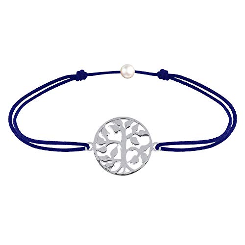 LES POULETTES BIJOUX - Sterling Silber 925 Link Armband Lebensbaum - Blau von LES POULETTES BIJOUX