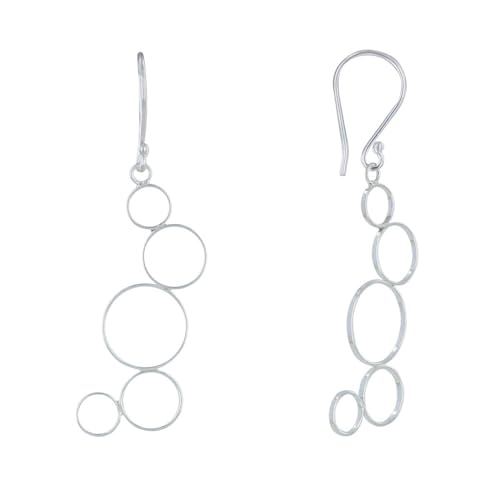 LES POULETTES BIJOUX - Sterling Silber 925 Ohrringe Fünf Ringen LES POULETTES BIJOUX - Sterling Silber 925 Ohrringe Fünf Ringen von LES POULETTES BIJOUX