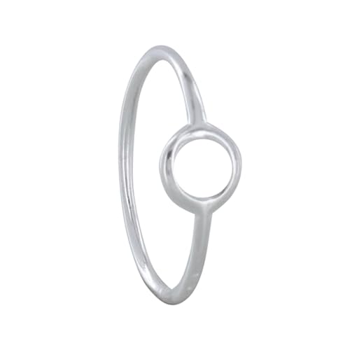 LES POULETTES BIJOUX - Sterling Silber 925 Ring Kleinen Kreis - taille 58 (18.5) von LES POULETTES BIJOUX