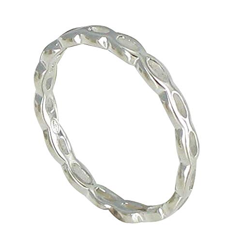 LES POULETTES BIJOUX - Sterling Silber 925 Ring Mandel Durchbohrt - taille 50 (15.9) von LES POULETTES BIJOUX