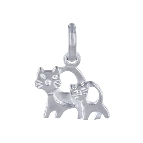 LES POULETTES BIJOUX - Sterling Silber 925 Anhänger Katze und ihrem Kätzchen LES POULETTES BIJOUX - Sterling Silber 925 Anhänger Katze und ihrem Kätzchen von LES POULETTES BIJOUX