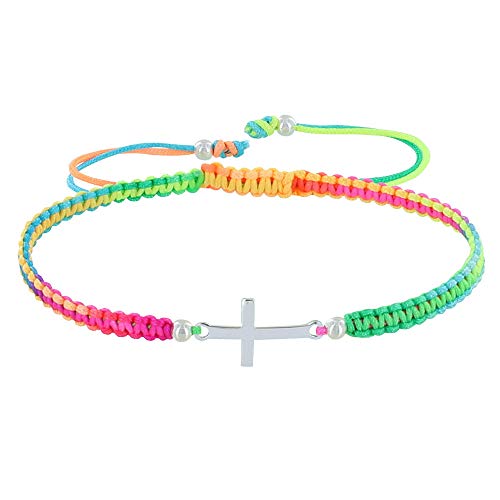LES POULETTES BIJOUX - Sterling Silber 925 Armband Überqueren Geflecht Link - Classics - Multicolour von LES POULETTES BIJOUX