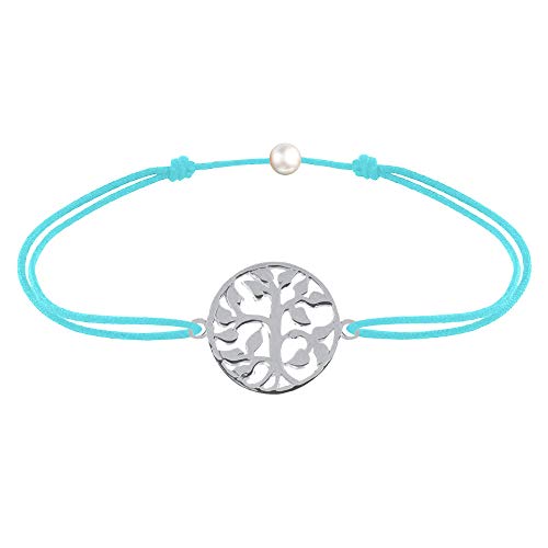 LES POULETTES BIJOUX - Sterling Silber 925 Link Armband Lebensbaum - Turquoise von LES POULETTES BIJOUX