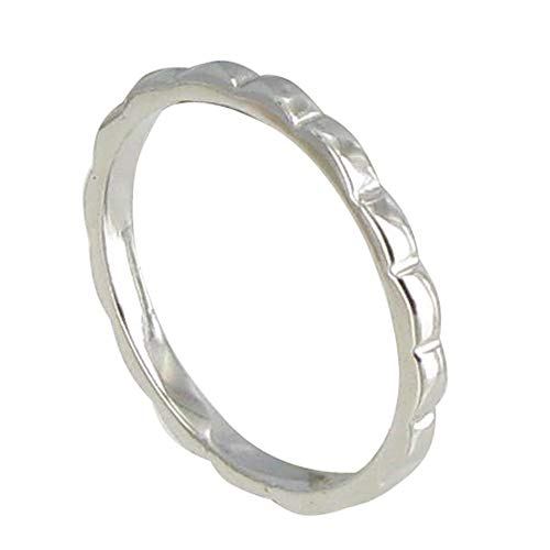 LES POULETTES BIJOUX - Sterling Silber 925 Ring Wellen - Taille 60 (19.1) von LES POULETTES BIJOUX