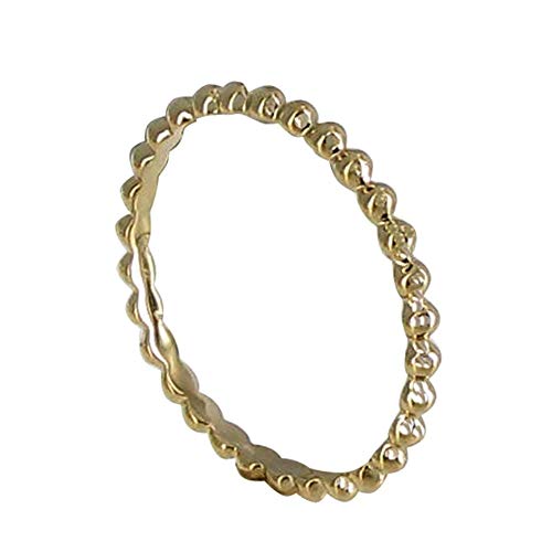 LES POULETTES BIJOUX - Vergoldet Kugel Ring - taille 48 (15.3) von LES POULETTES BIJOUX