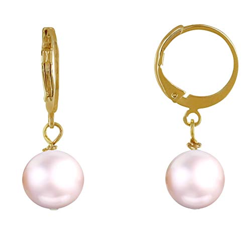 LES POULETTES BIJOUX - Vergoldet Ohrringe Mini Reifen und Zuchtperle - Pink LES POULETTES BIJOUX - Vergoldet Ohrringe Mini Reifen und Zuchtperle - Pink von LES POULETTES BIJOUX