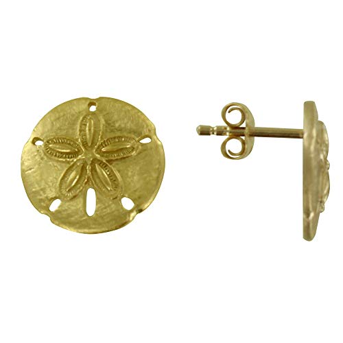 LES POULETTES BIJOUX - Vergoldet Ohrringe Runde Sanddollar von LES POULETTES BIJOUX